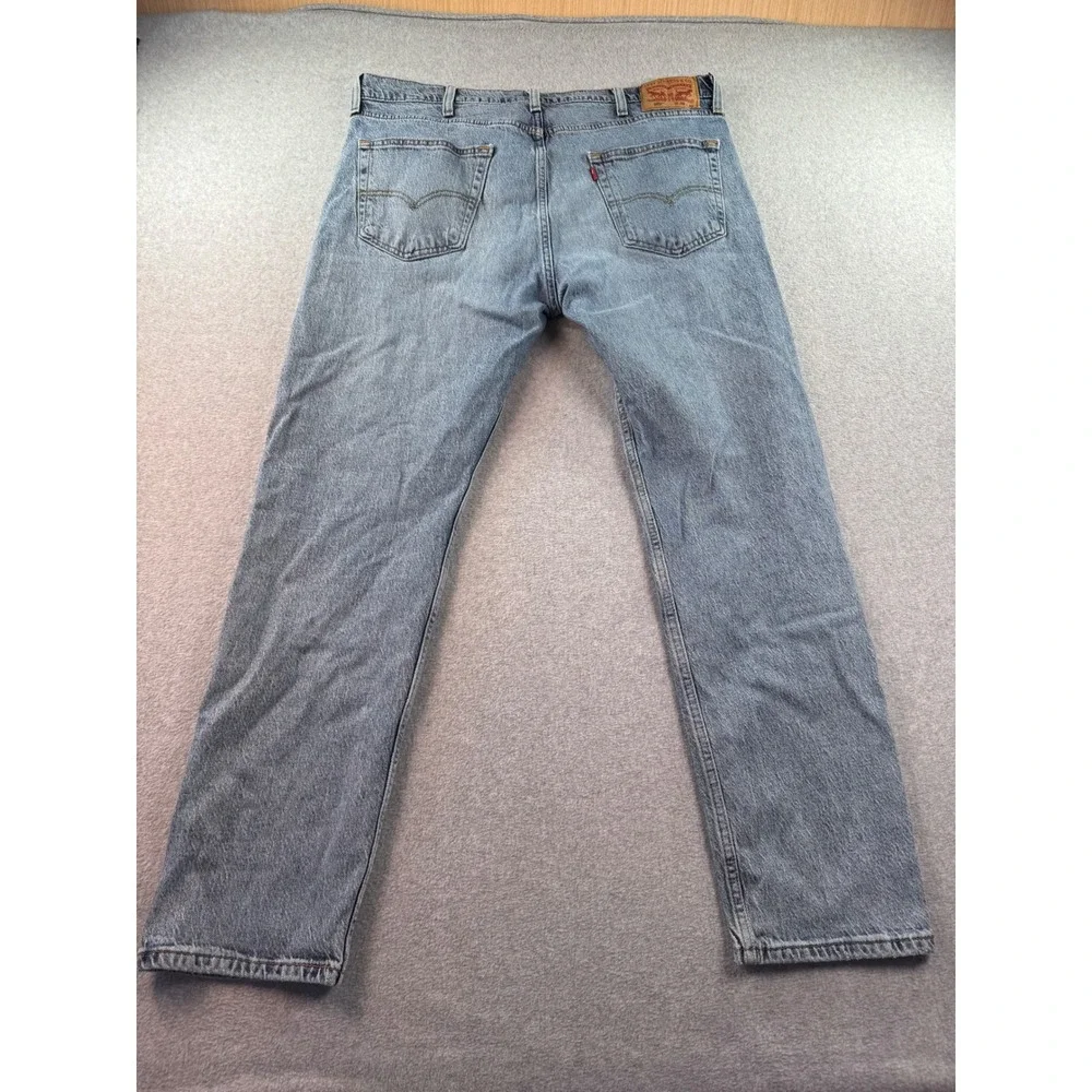 Levis 502 Taper Mens Jeans Light Wash Blue Denim 38x32 29507-0370